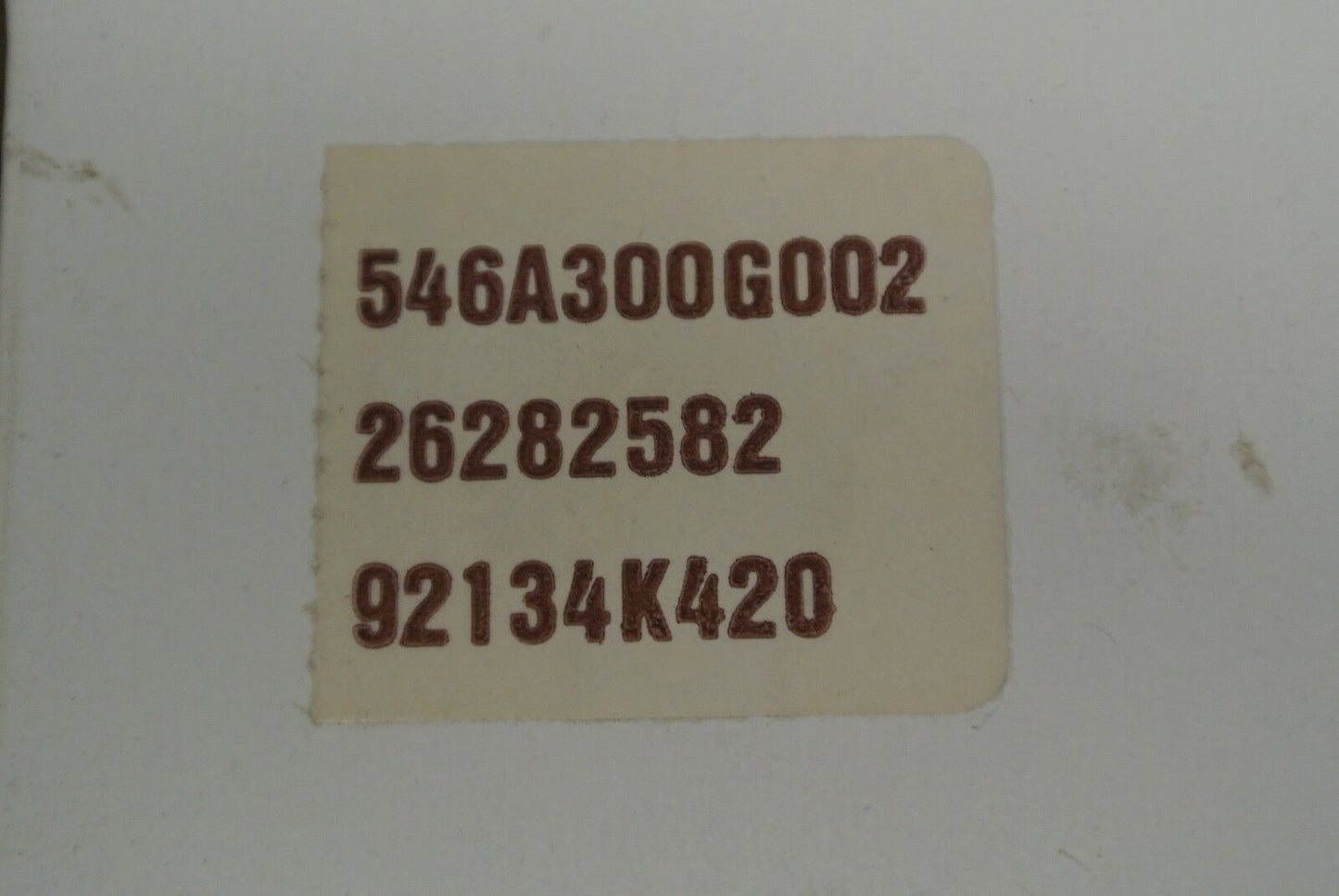 GENERAL ELECTRIC 546A300G002 CONTACT KIT / 4-POLE / SIZE 0 / NEW SURPLUS