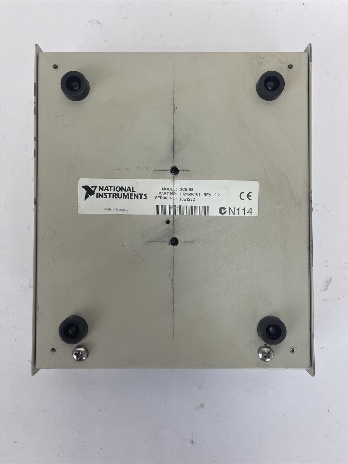 NATIONAL INSTUMENTS SCB-69 182469C-01 SHIELDED I/O BLOCK REV 2.2