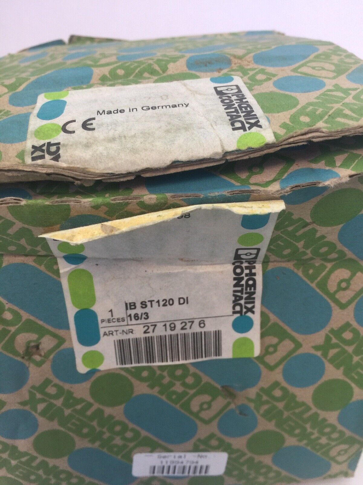 PHOENIX CONTACT IB ST120 DI INTERBUS 16 DIGITAL INPUT 120VAC IB STME 120 DI 16/3