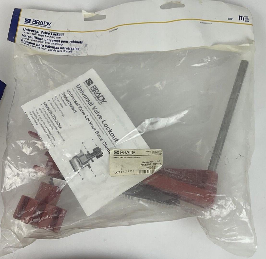 BRADY LOCK OUT TAG OUT KIT PICTURES SHOW INCLUDED ITEMS. SEE DESC. FOR PART#'S
