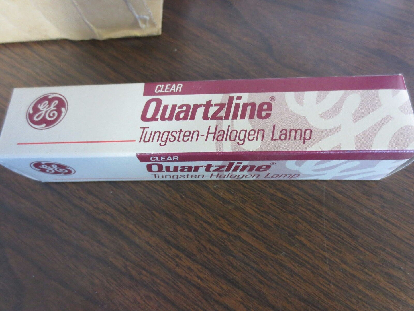 GE Q150CL/DC QUARTZLINE TUNGSTEN-HALOGEN LAMPS, NEW SURPLUS LOT of 6, 150W 120V