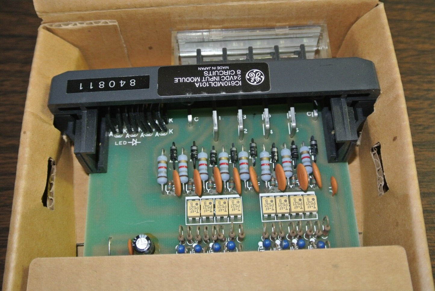 GENERAL ELECTRIC IC610MDL101A PROGRAMMABLE CONTROLLER 24VDC INPUT MODULE