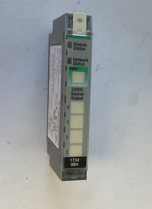ALLEN BRADLEY 1734-OB4 OUTPUT MODULE SER.C FW3.022 5VDC 75MA