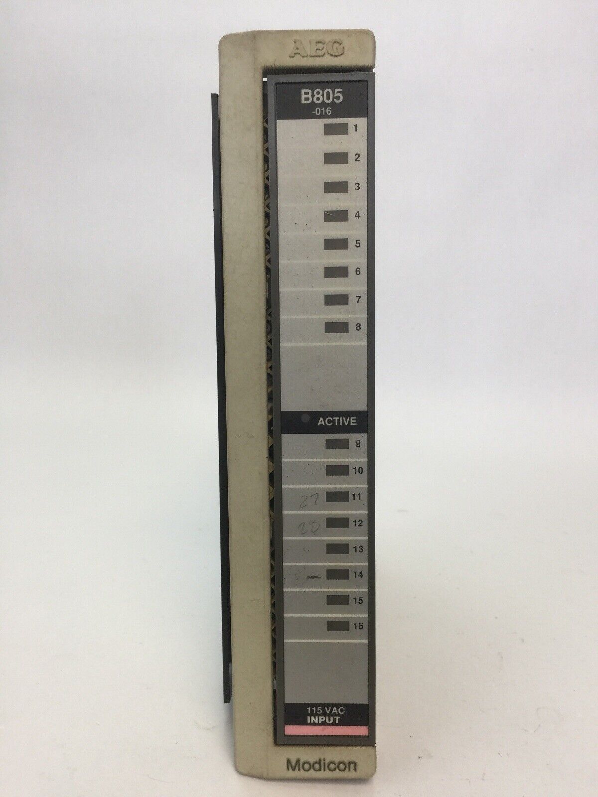 AEG MODION SCHNEIDER AS-B805-016 INPUT MODULE 115VAC