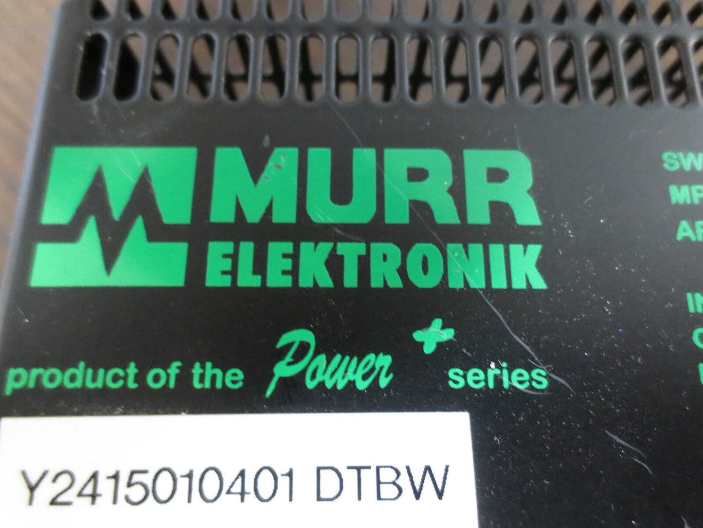 MURR MP810-110/24 SWITCH MODE POWER SUPPLY SINGLE-PHASE 85054