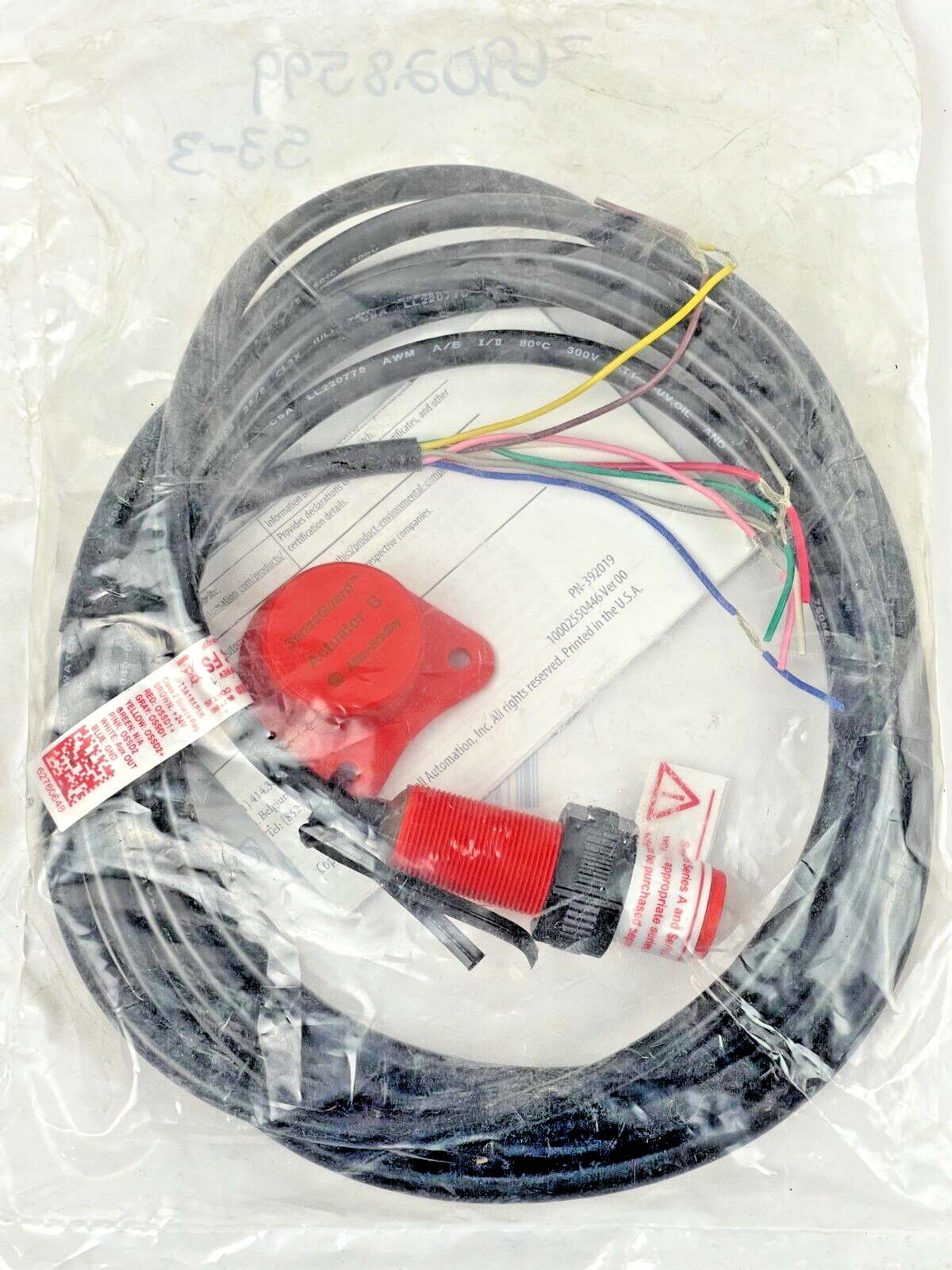 ALLEN BRADLEY - 440N-Z21S26A - SENSAGUARD - NON-CONTACT SWITCH - 24V - 8 PIN