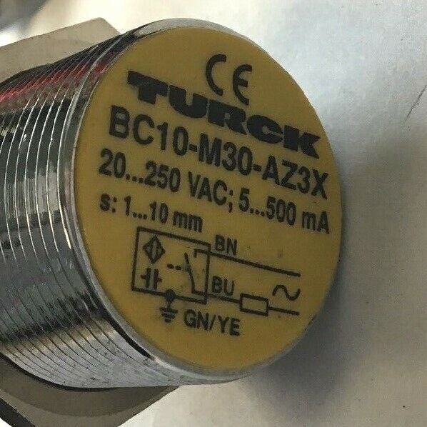 TURCK BC10-M30-AZ3X 250VAC 500MA PROXIMITY SENSOR***LOTOF5***