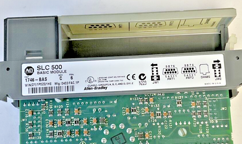 ALLEN BRADLEY 1746-BAS BASIC MODULE SER.C FRN6