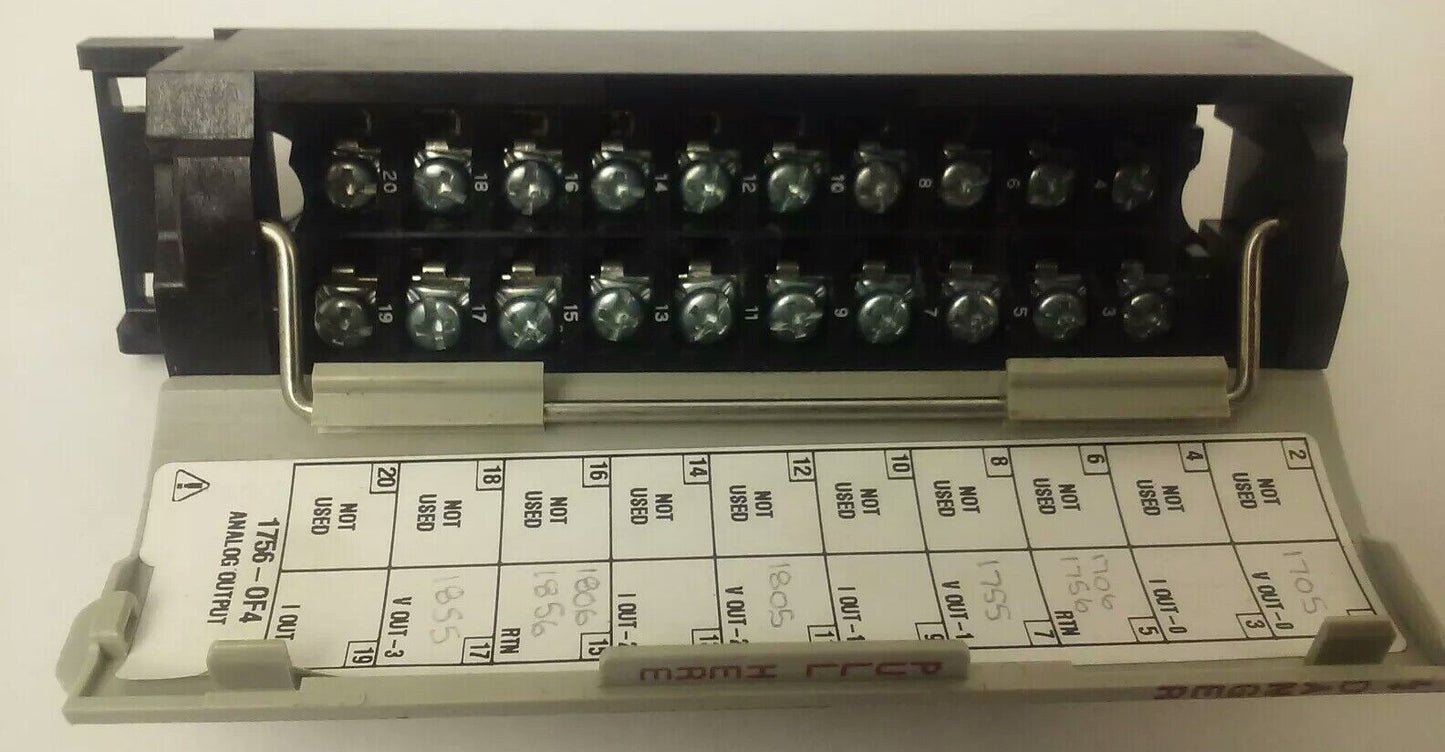 ALLEN BRADLEY TBNH A CONTROL LOGIX TERMINAL BLOCK 20 POINT
