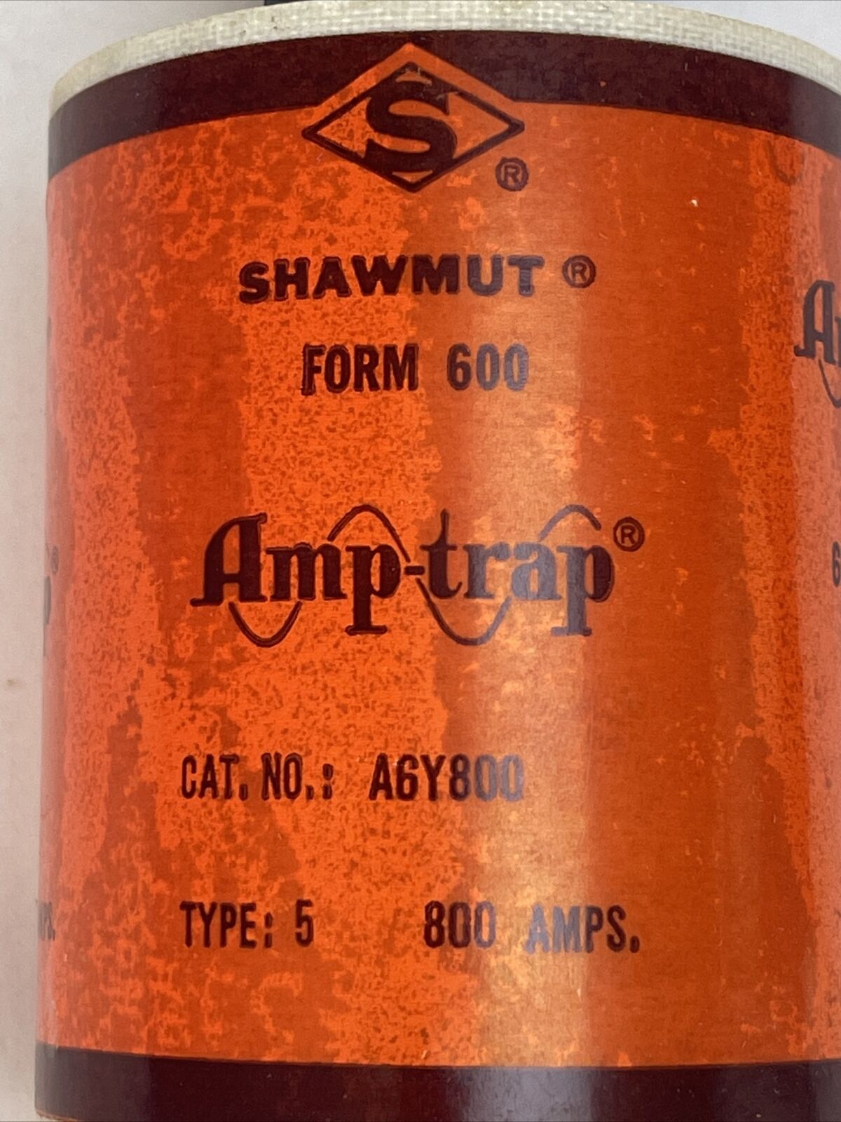 SHAWMUT A6Y800 FORM 600 AMP-TRAP TYPE 5 FUSE 800AMP 600V