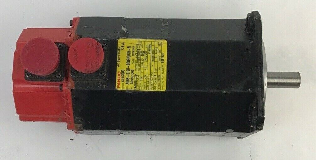 FANUC AO6B-0128-B588#0075-R AC SERVO MOTOR 3PH 7.5A 114V ***PARTS***