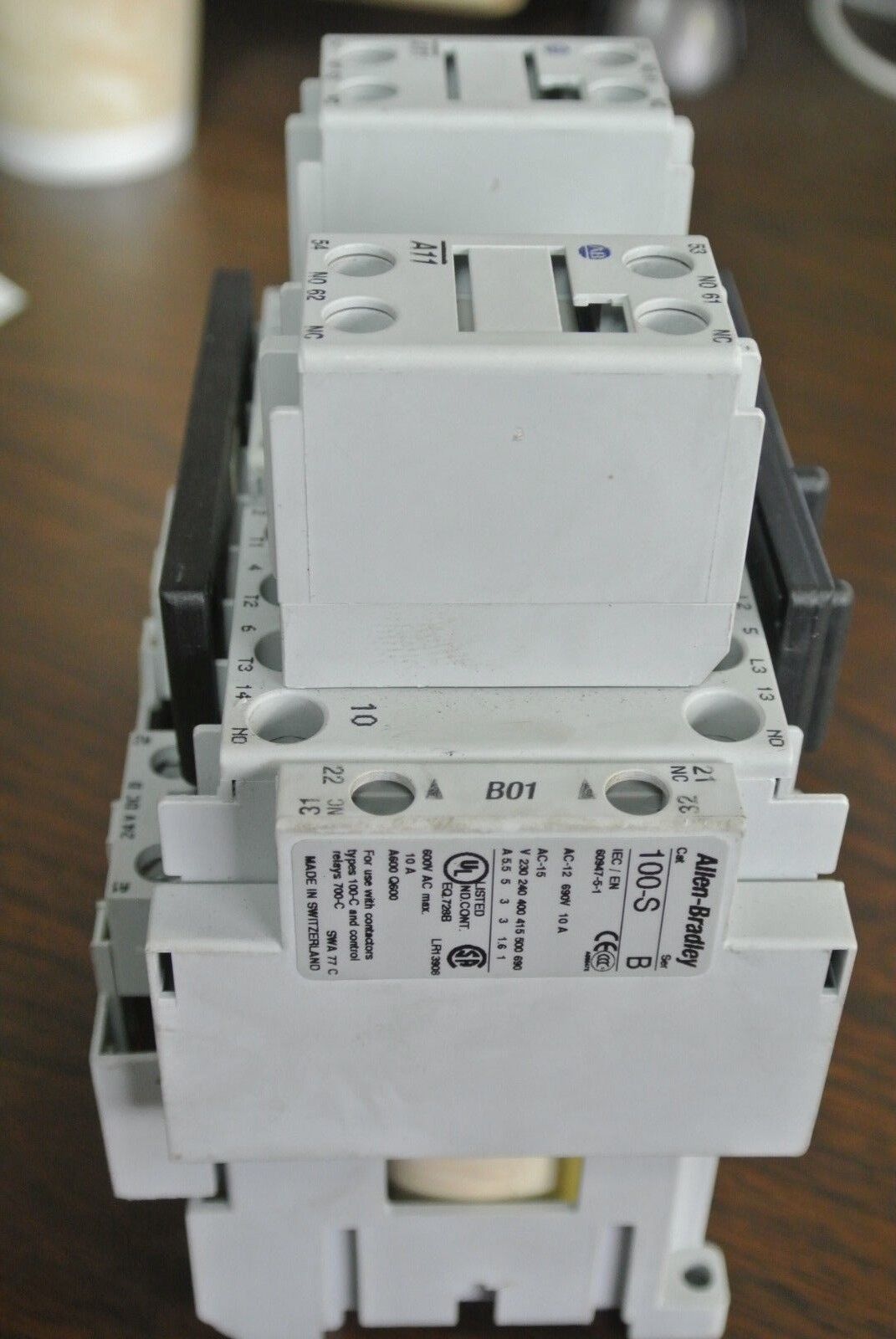 ALLEN-BRADLEY 104-C09UDJ22 REVERSING CONTACTOR incl. 100-FSD250 + 100-F + 100-S