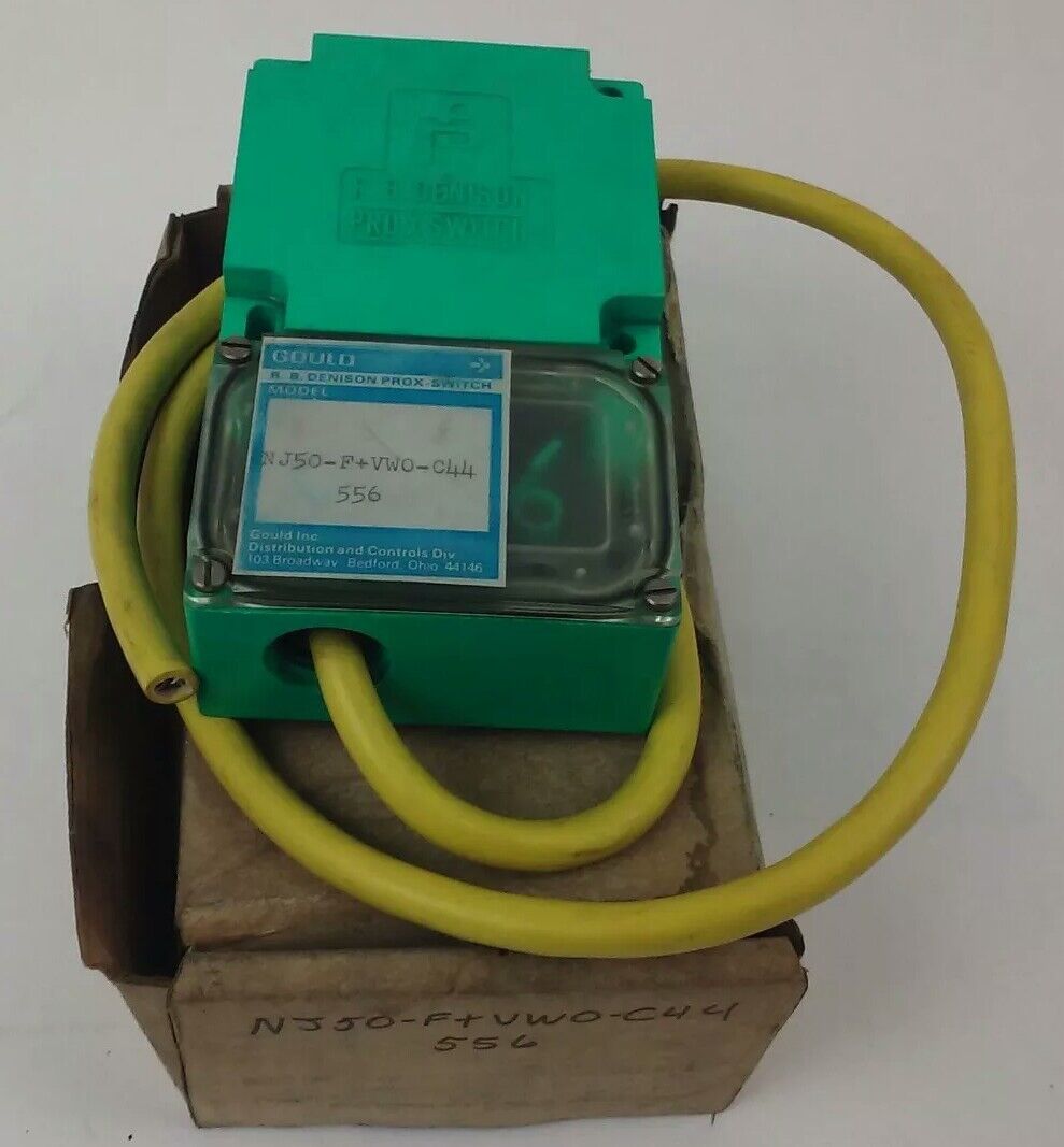 GOULD R.B.DENISON NJ50-F+VWO-C44 556, PROXIMITY LIMIT SWITCH, NEW SURPLUS, NJ50