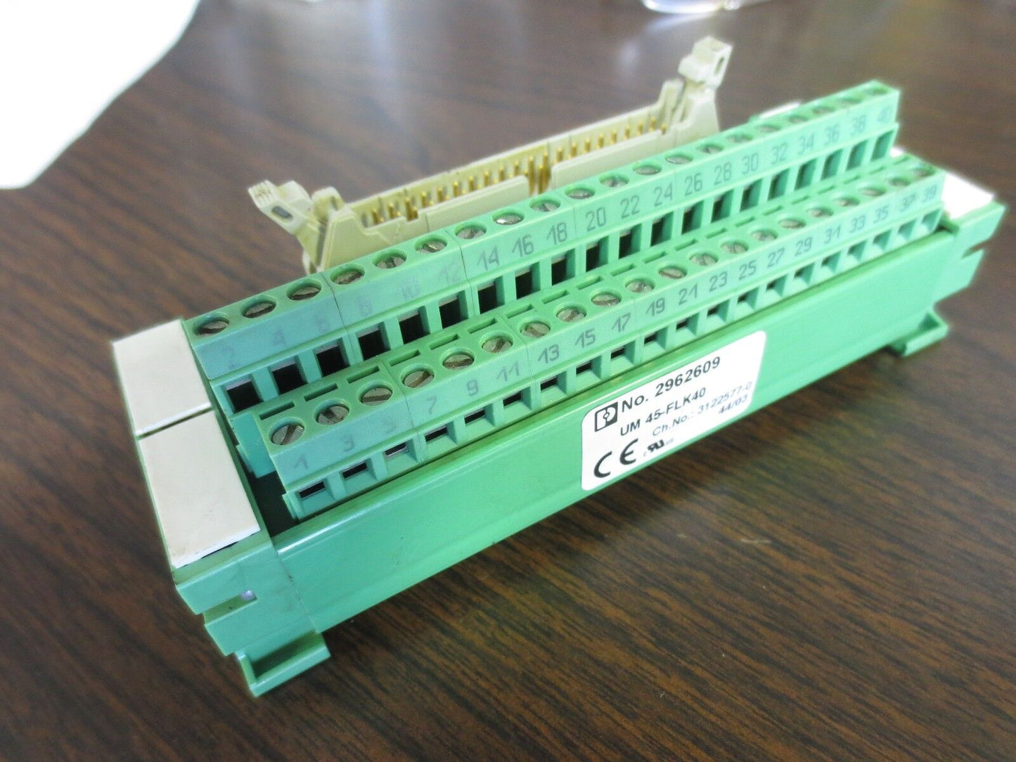 PHOENIX CONTACT 2962609 / UM 45-FLK40TERMINAL BLOCK / INTERFACE MODULE