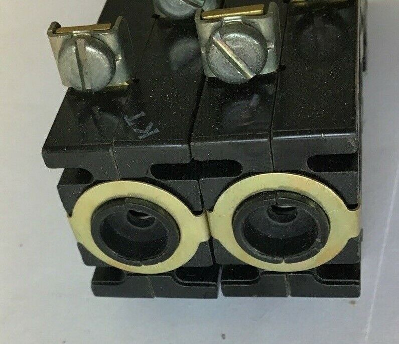 GENERAL ELECTRIC CR290U207 TANDEM BLOCK 600V 4N0-4NC NC CONT.