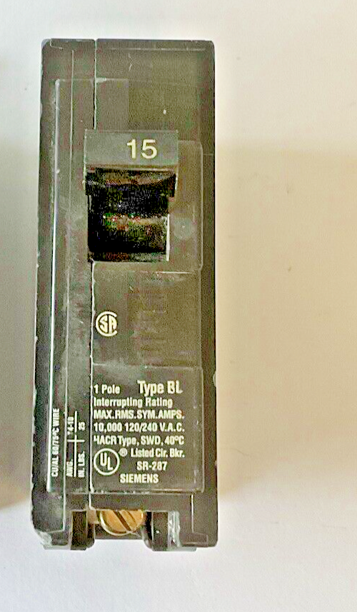 SIEMENS B120(2X) AND B115(1X) CIRCUIT BREAKER TYPE BL 120/240VAC***LOTOF2***