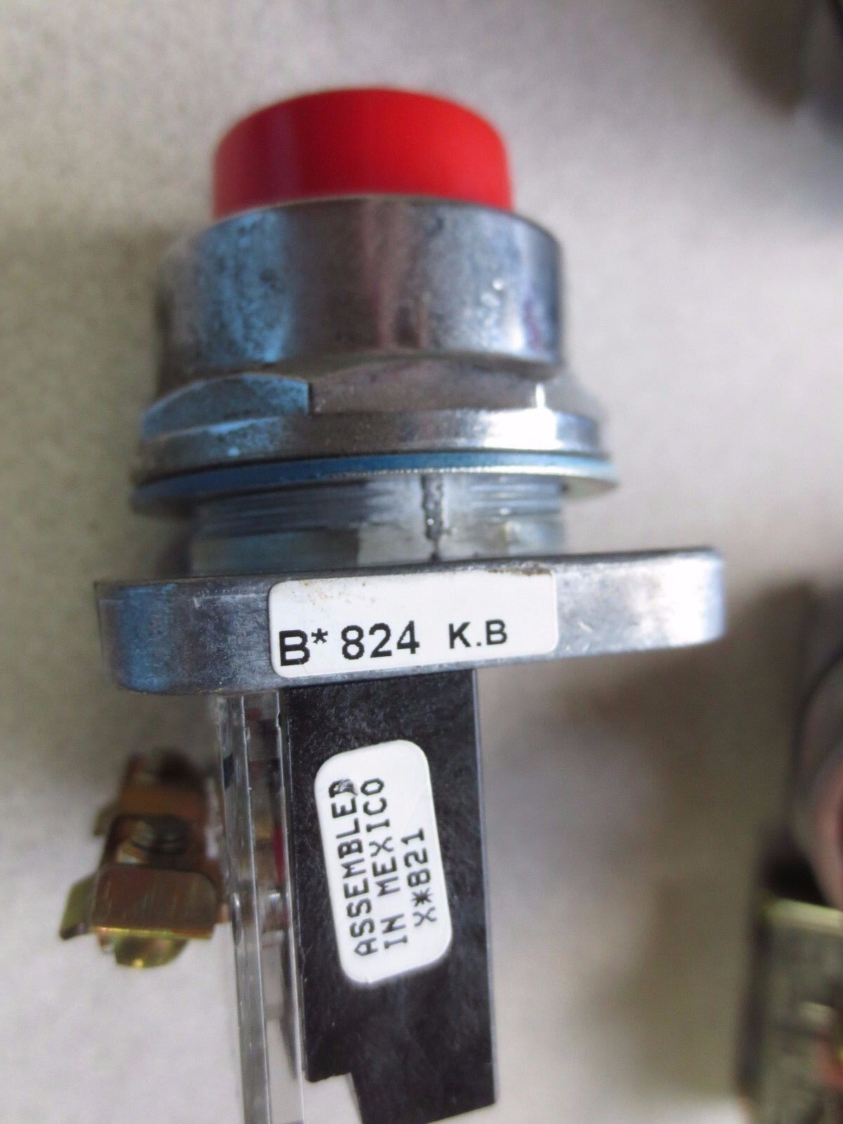 FURNAS 52PA8B2 Ser. F - PUSH BUTTON, RED