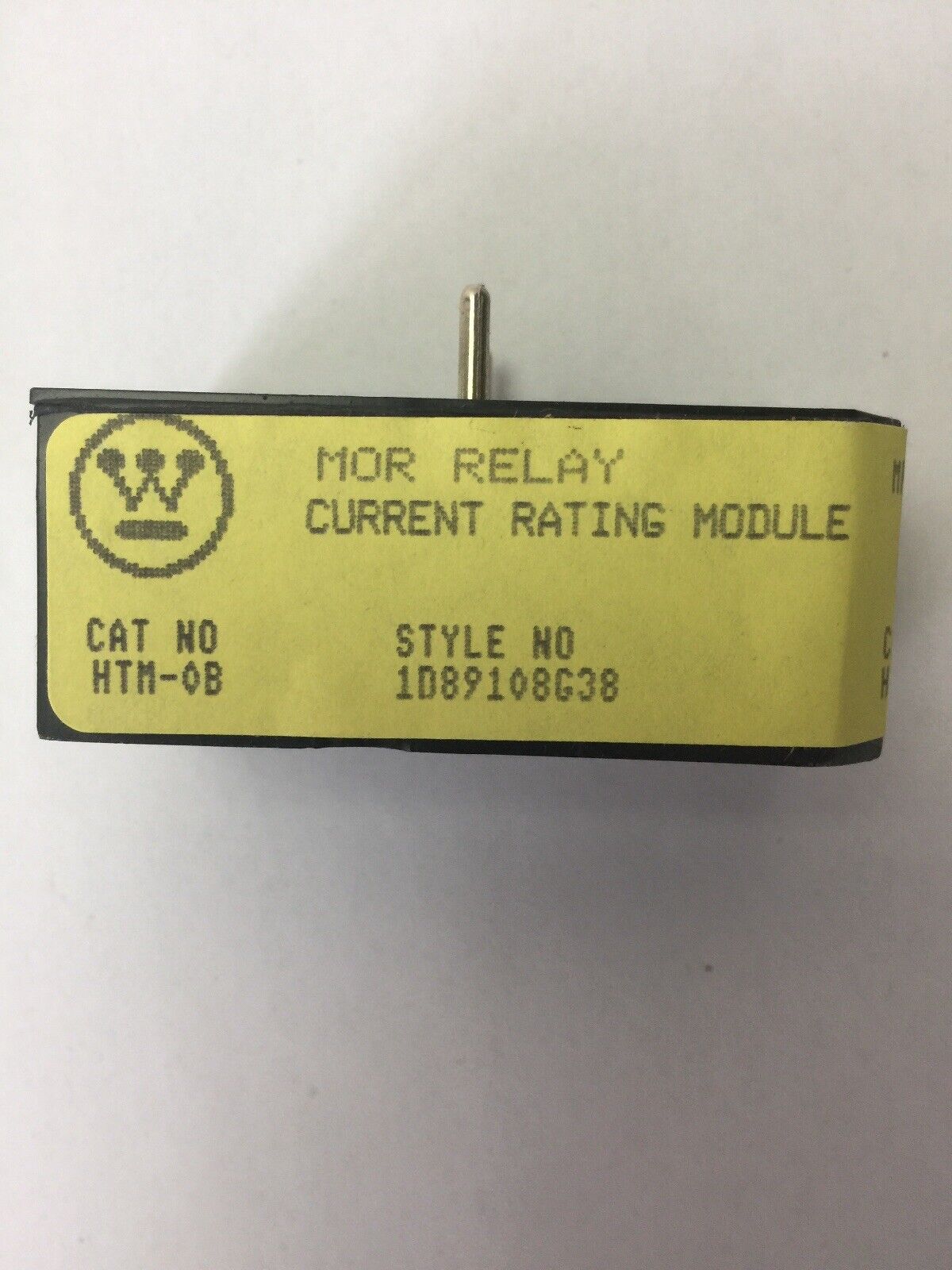 WESTINGHOUSE HTM-0B MOR RELAY CURRENT RATING MODULE MODEL B HEATER MODULE