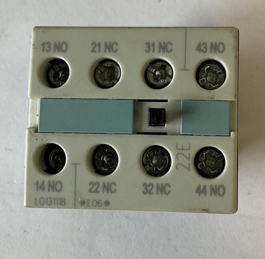 SIEMENS 3RH1921-1HA22 CONTACT BLOCK 10A 240V****LOTOF2****