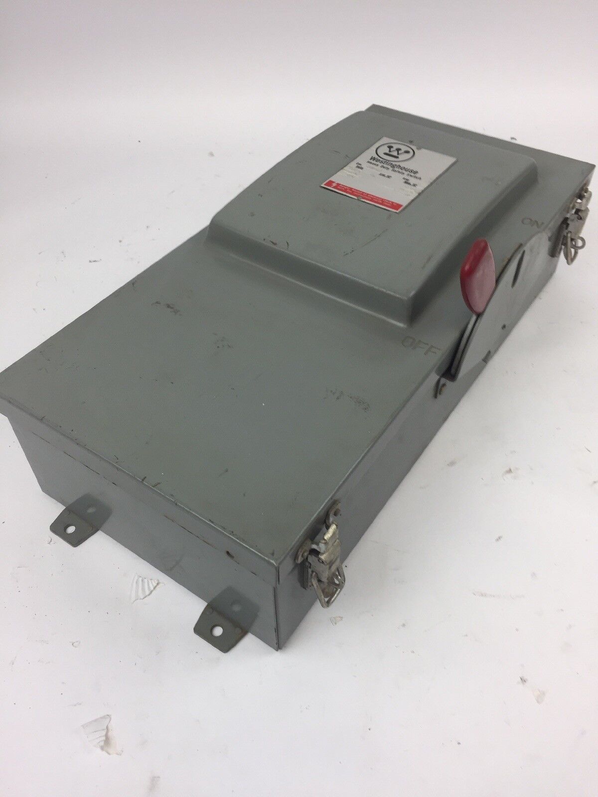 WESTINGHOUSE JHU361 HEAVY DUTY SAFETY SWITCH 600 VAC 480 VAC 240 VAC 30 AMP