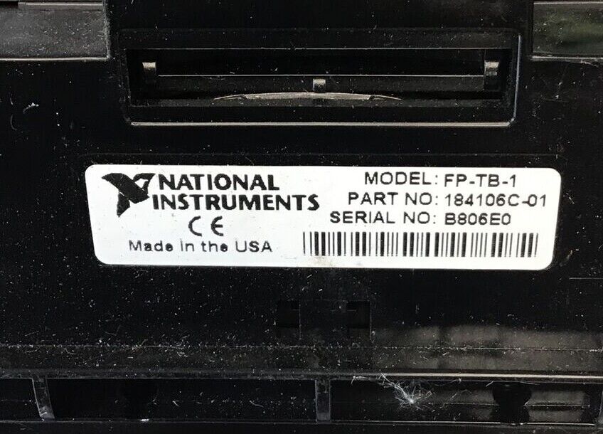 NATIONAL INSTRUMENTS PF-AO-200 OUTPUT MODULE 8 CH 4-20MA W/FP-TB-1 BASE