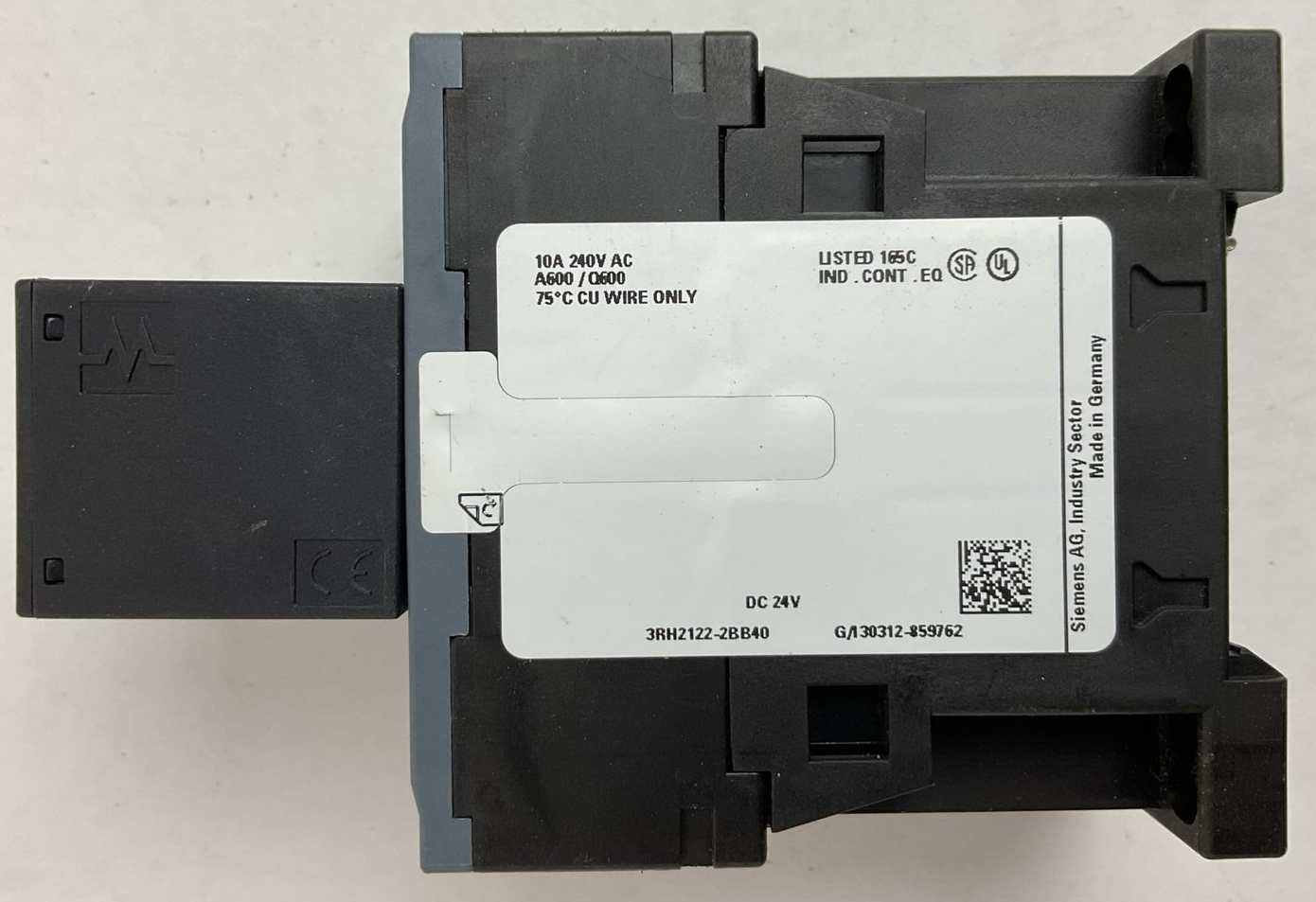 SIEMENS 3RH2122-2BB40 CONTACTOR 240VAC 10A COIL 24VDC 2000-68500-4410000