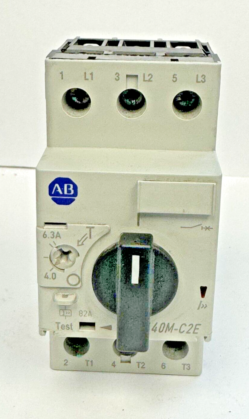 ALLEN-BRADLEY - 140M-C2E-B63 SER. B - MANUAL MOTOR PROTECTOR - 4.0 A - 6.3 A