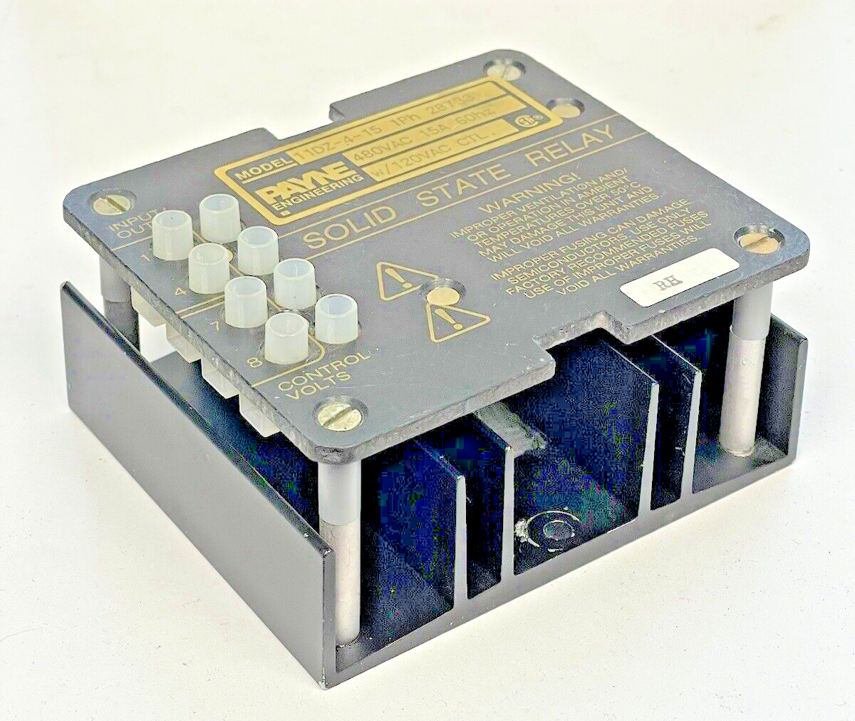 PAYNE ENGINEERING - 11DZ-4-15 - SOLID STATE RELAY - 1Ph, 480 VAC, 15A, 60Hz