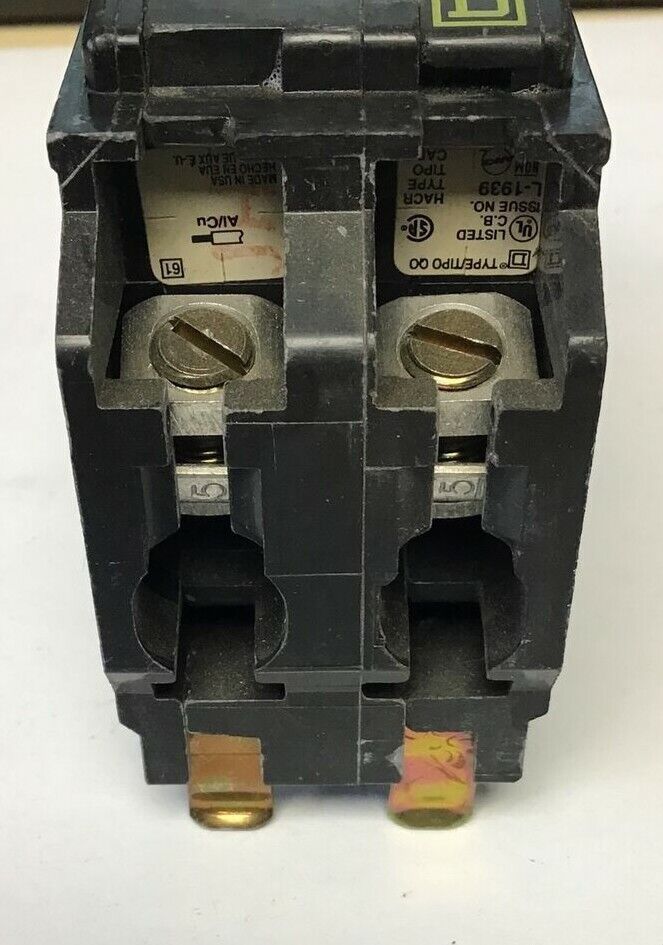 SQUARE D QO240 CIRCUIT BREAKER 40A 120/240VAC 2POLE