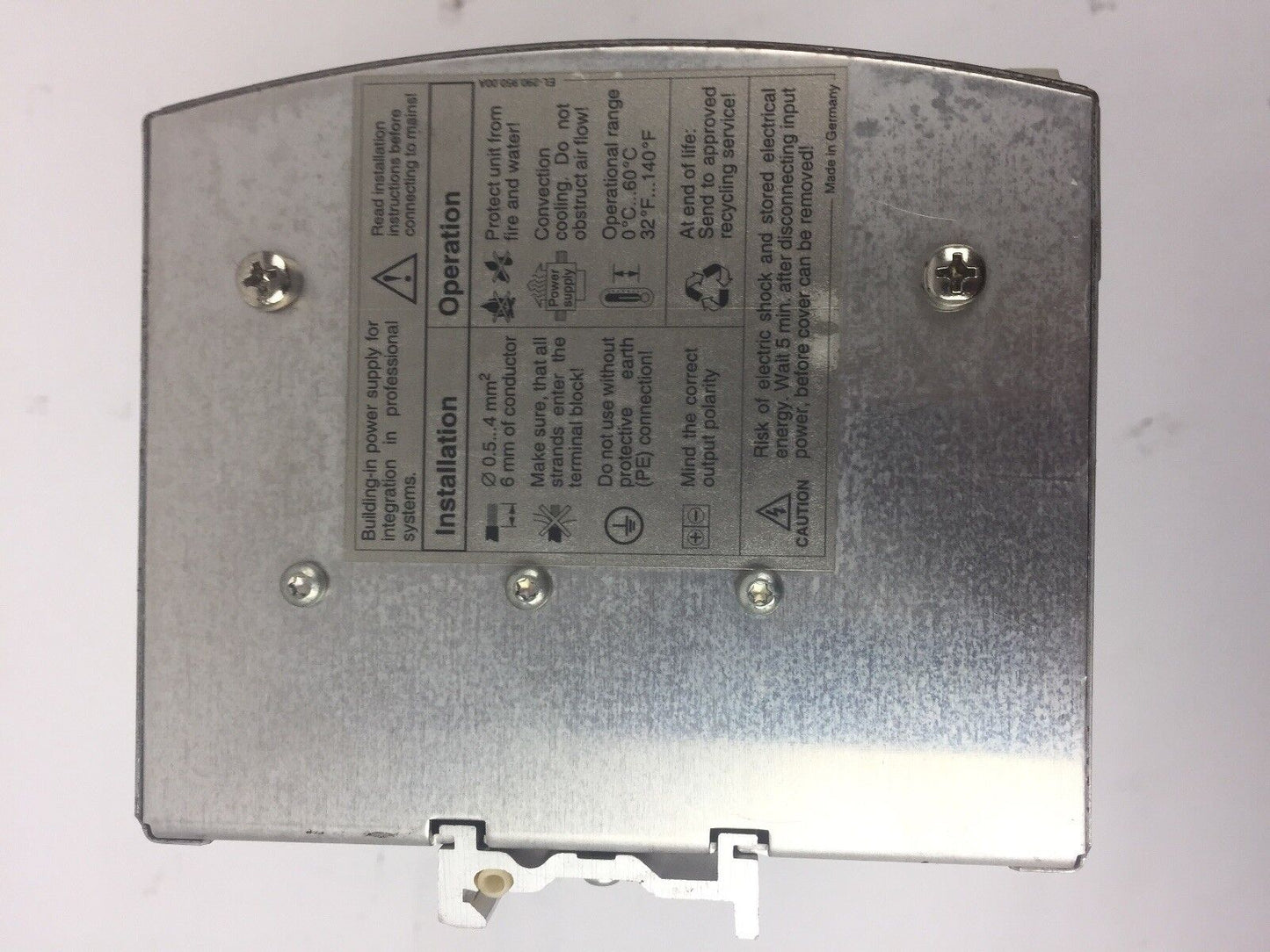 SOLA SDN 30-24-480 POWER SUPPLY INPUT 3AC 400-500V 50-60HZ 2A OUTPUT DC 24V/30A