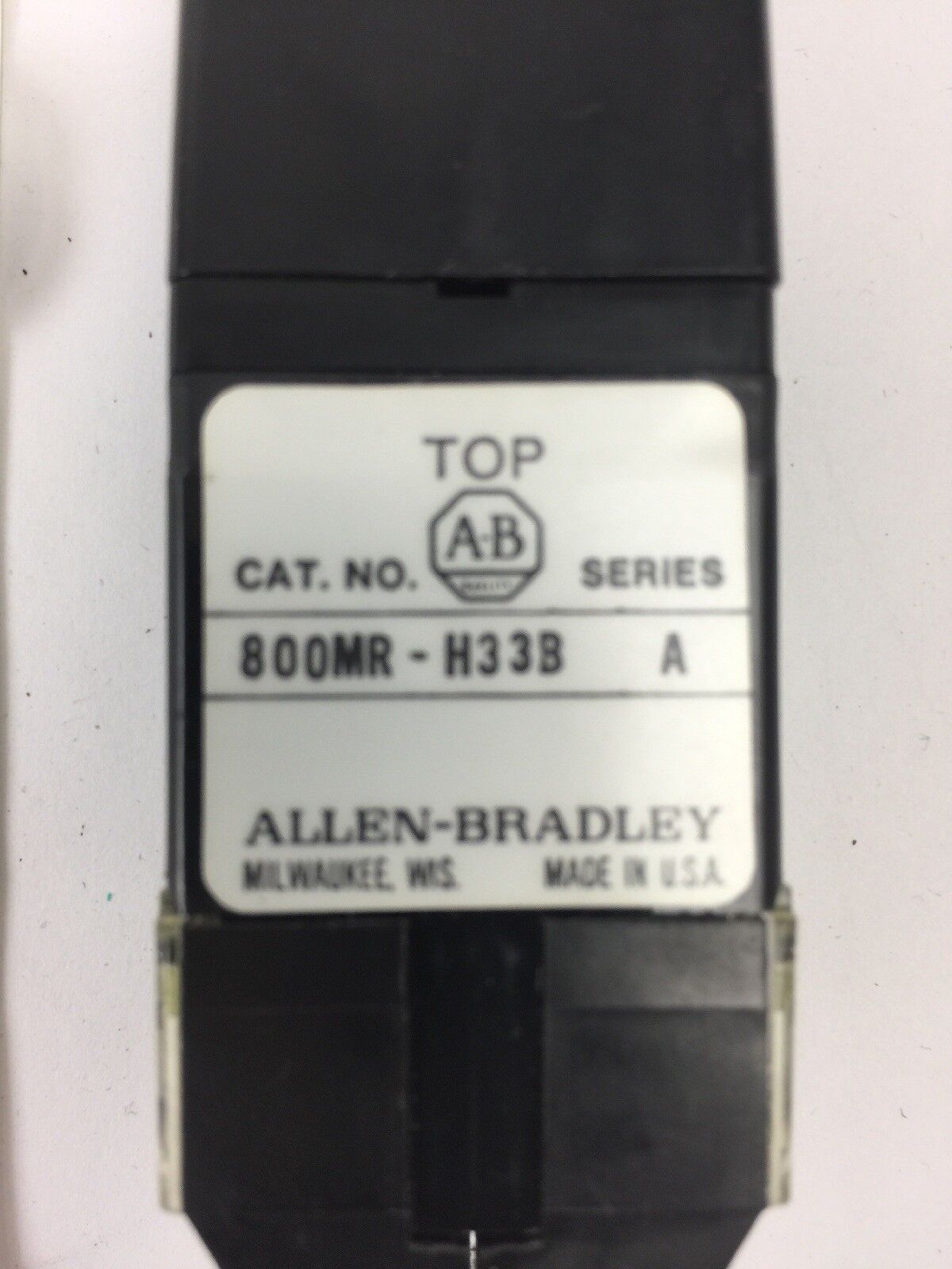 ALLEN BRADLEY 800MR-H33B KEY SELECTOR SWITCH