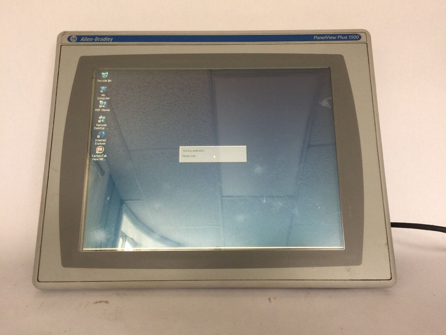ALLEN BRADLEY 2711P-T15C4A7 PANELVIEW PLUS 1500 ASSEMBLED TERMINAL SER A TOUCH