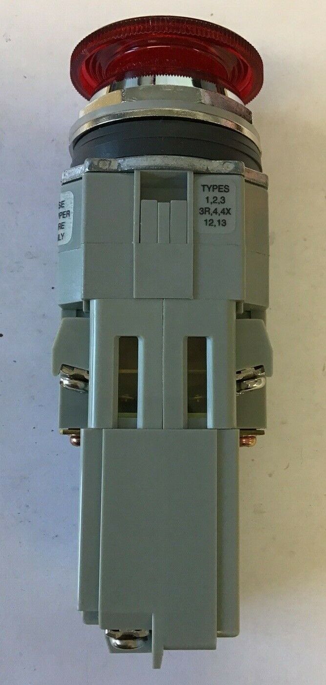IDEC PUSH BUTTON AOLD312602DN-R 110-600VDC 120V 50/60HZ TWTD-0126D LSPD-6