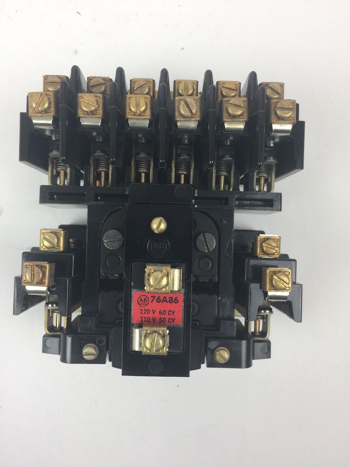 ALLEN BRADLEY 700-BR800A1 AC RELAY TYPE BR 8 POLE 8 N.O. 120V 60HZ 110V 50HZ