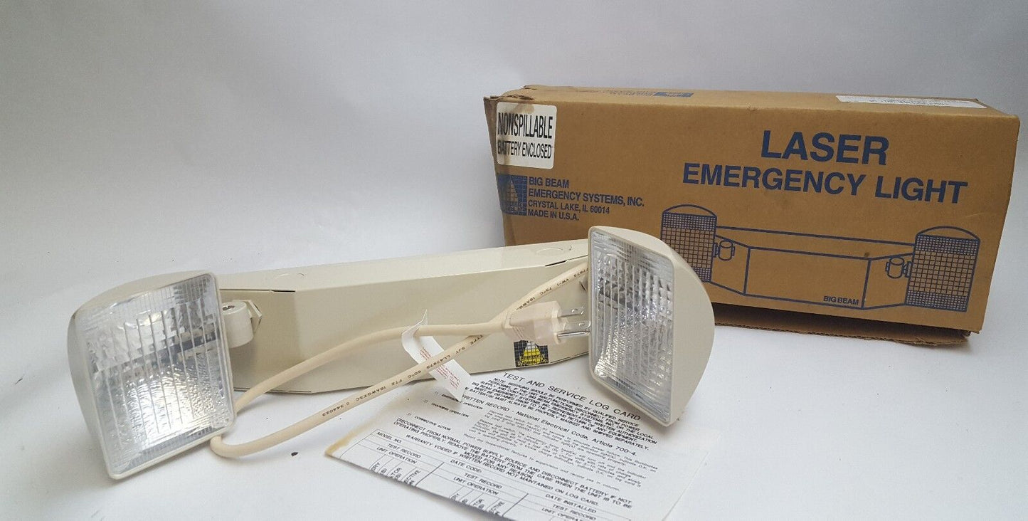 NOS! BIG BEAM EMERGENCY SYSTEMS INC. LASER EMERGENCY LIGHT 499-6001