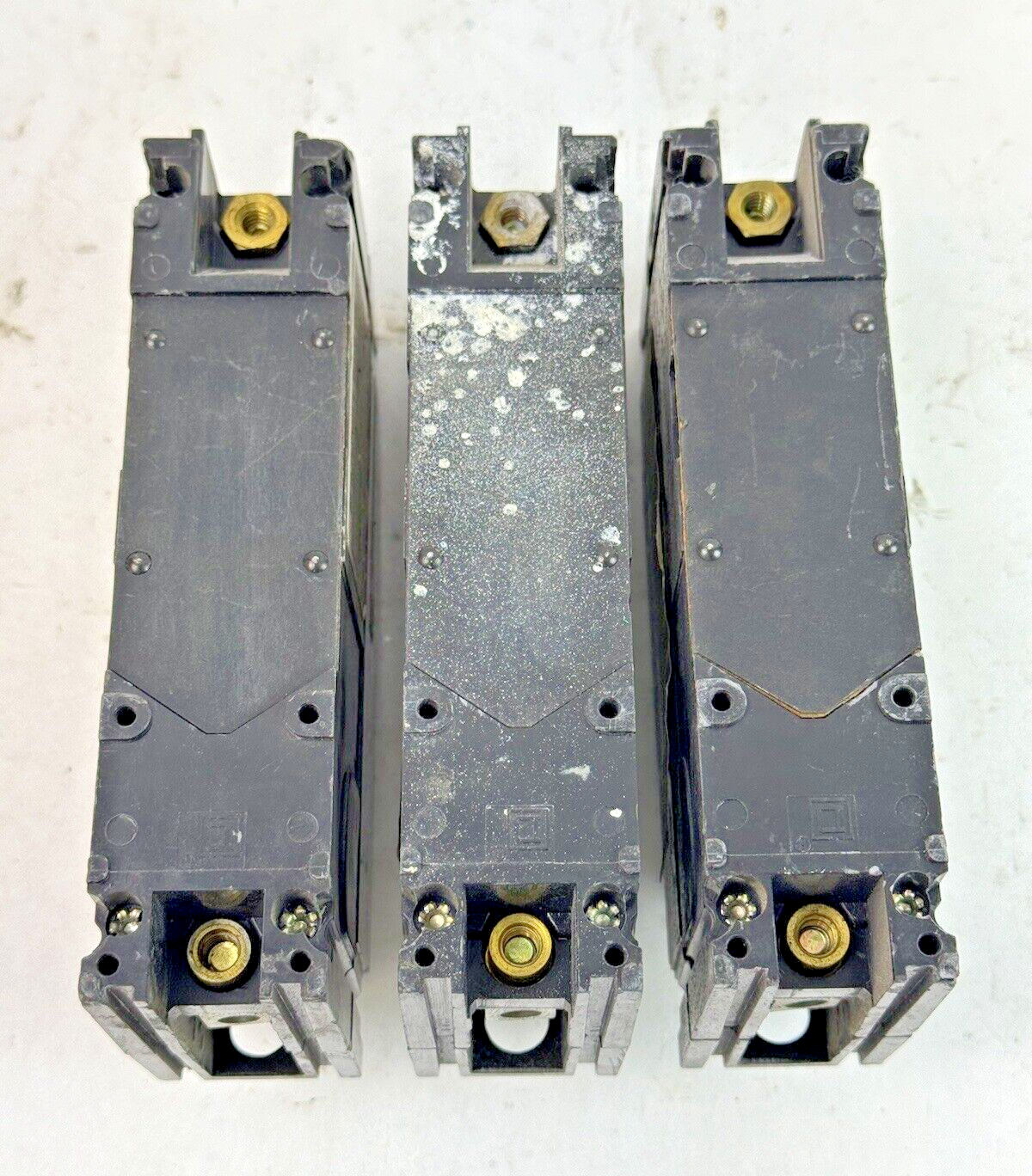 SQUARE D **LOT OF 3** FAL14020 - CIRCUIT BREAKERS - 1 POLE/ 20A/ 120 VAC 120 VDC