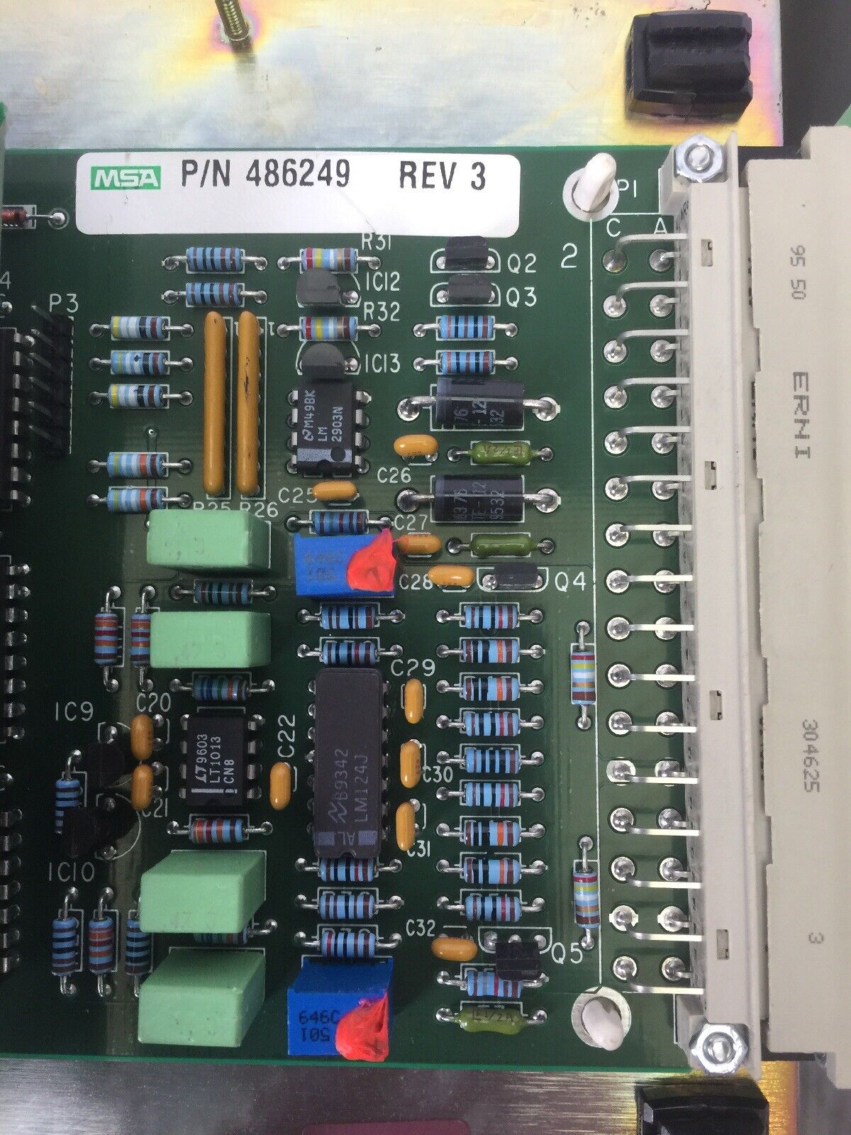 MSA MODEL 5100 MONITOR 110VAC 0.3A