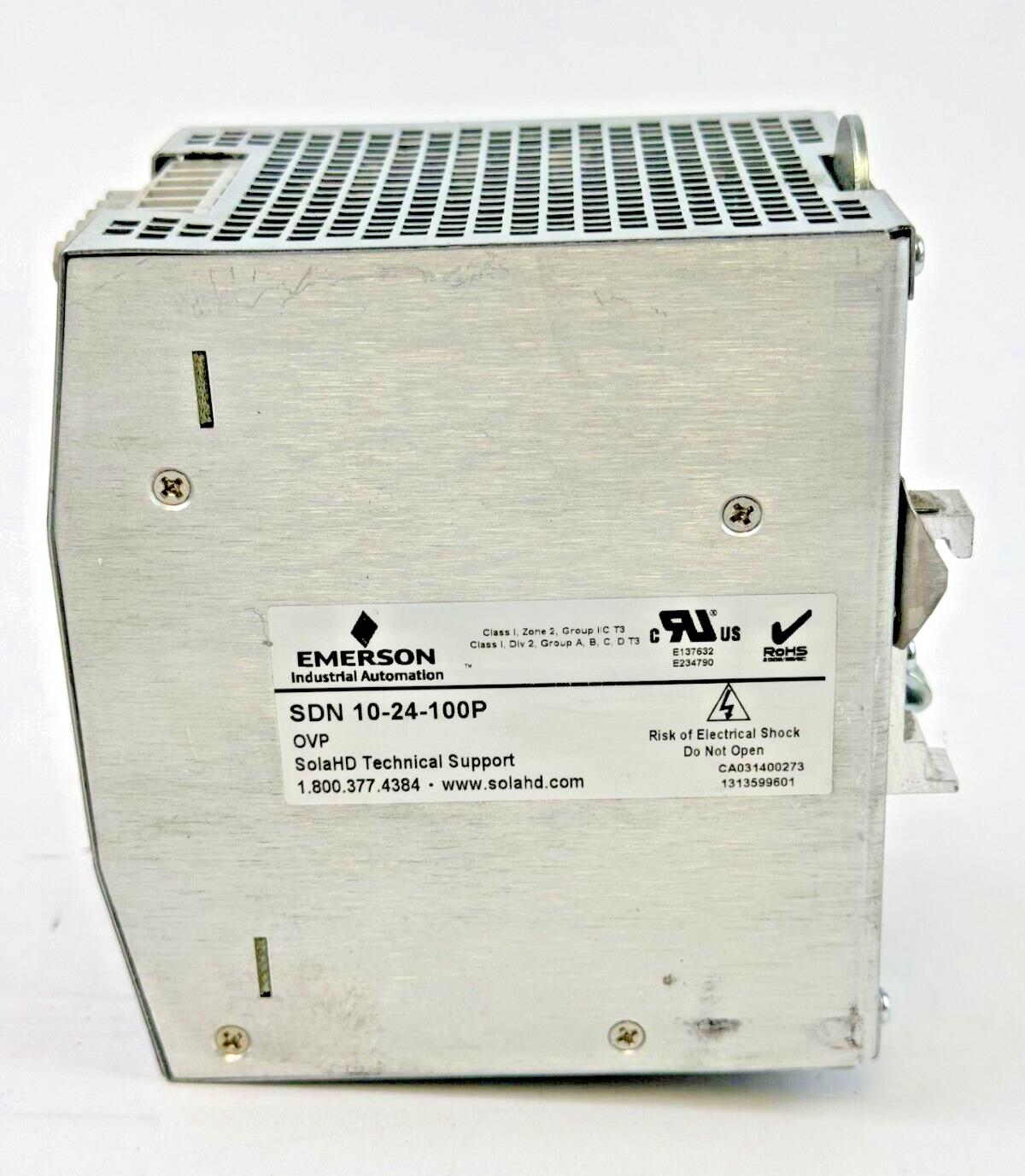 EMERSON SOLA SDN 10-24-100P POWER SUPPLY 115/230VAC 50/60HZ 5.0/2.0 A