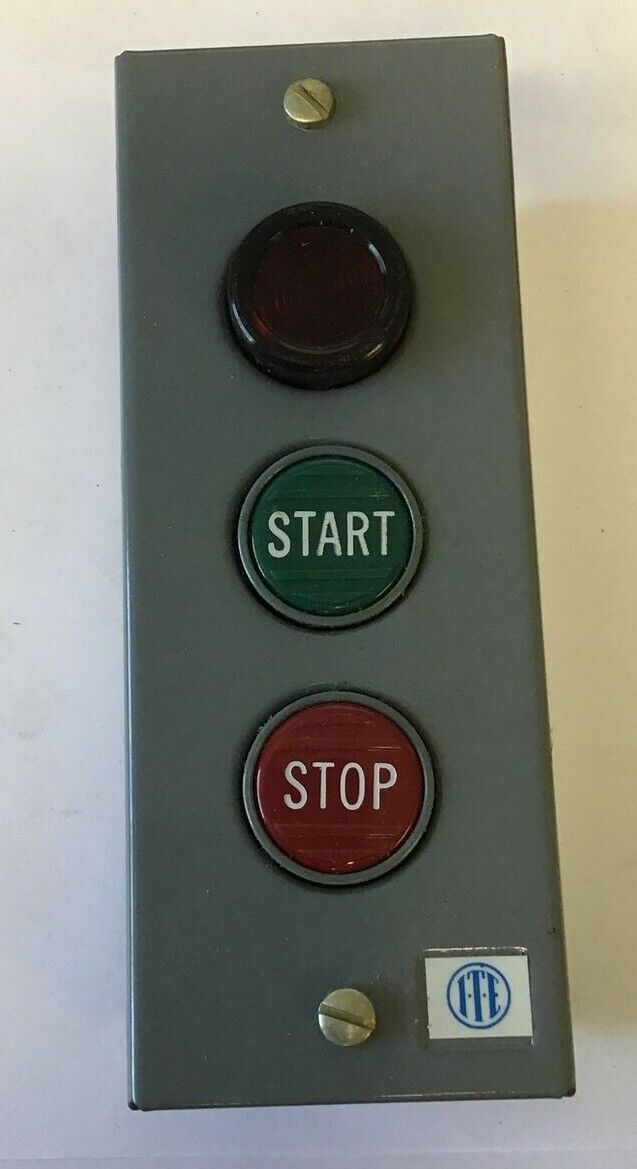 ITE H113GP21 CONTROL STATION STANDARD DUTY START/STOP/PILOT LIGHT 120/240V