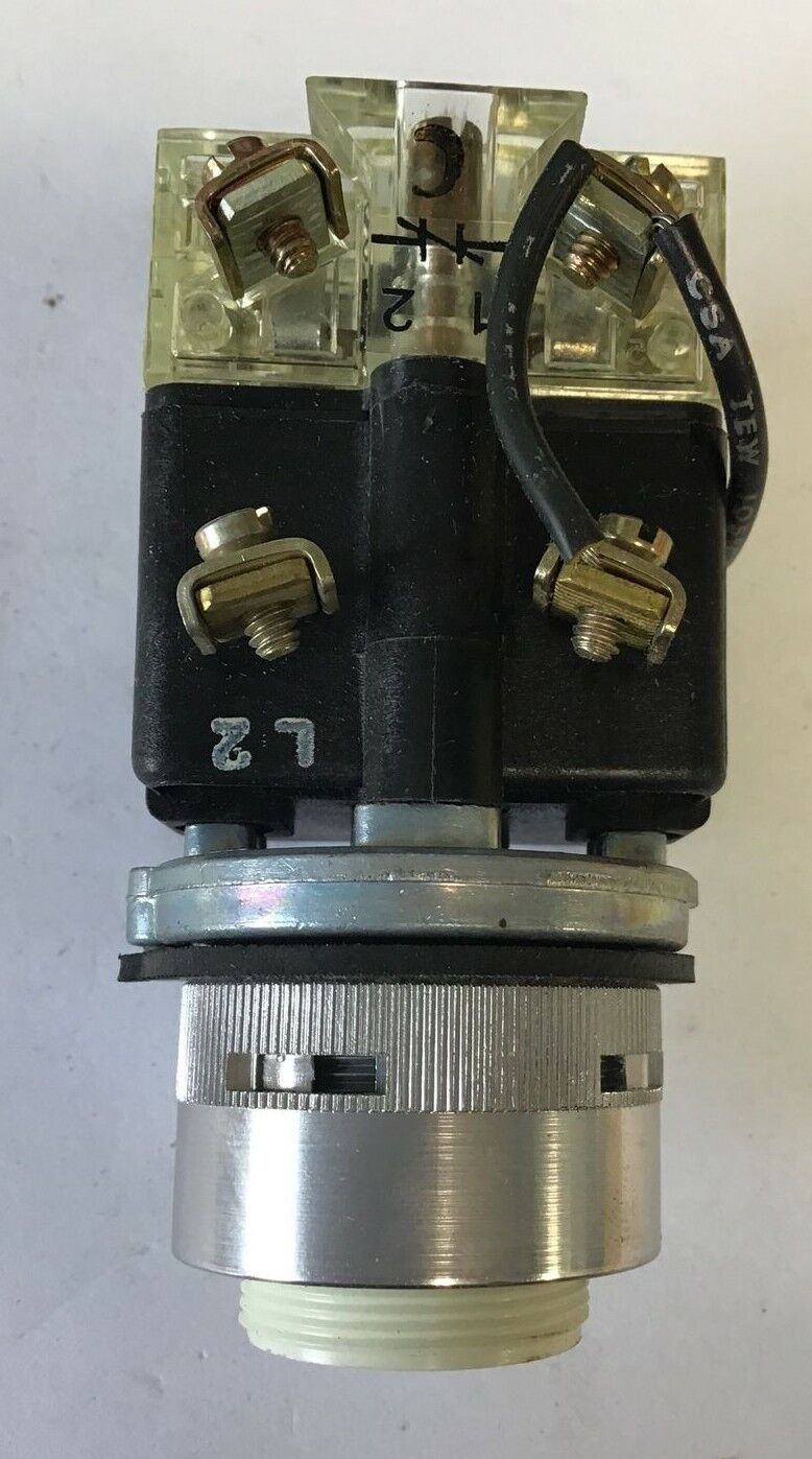 SQUARE D 9001 TP-23G2 PUST TO TEST PILOT LIGHT 208-220V SER.B TRANSFORMER TYPE