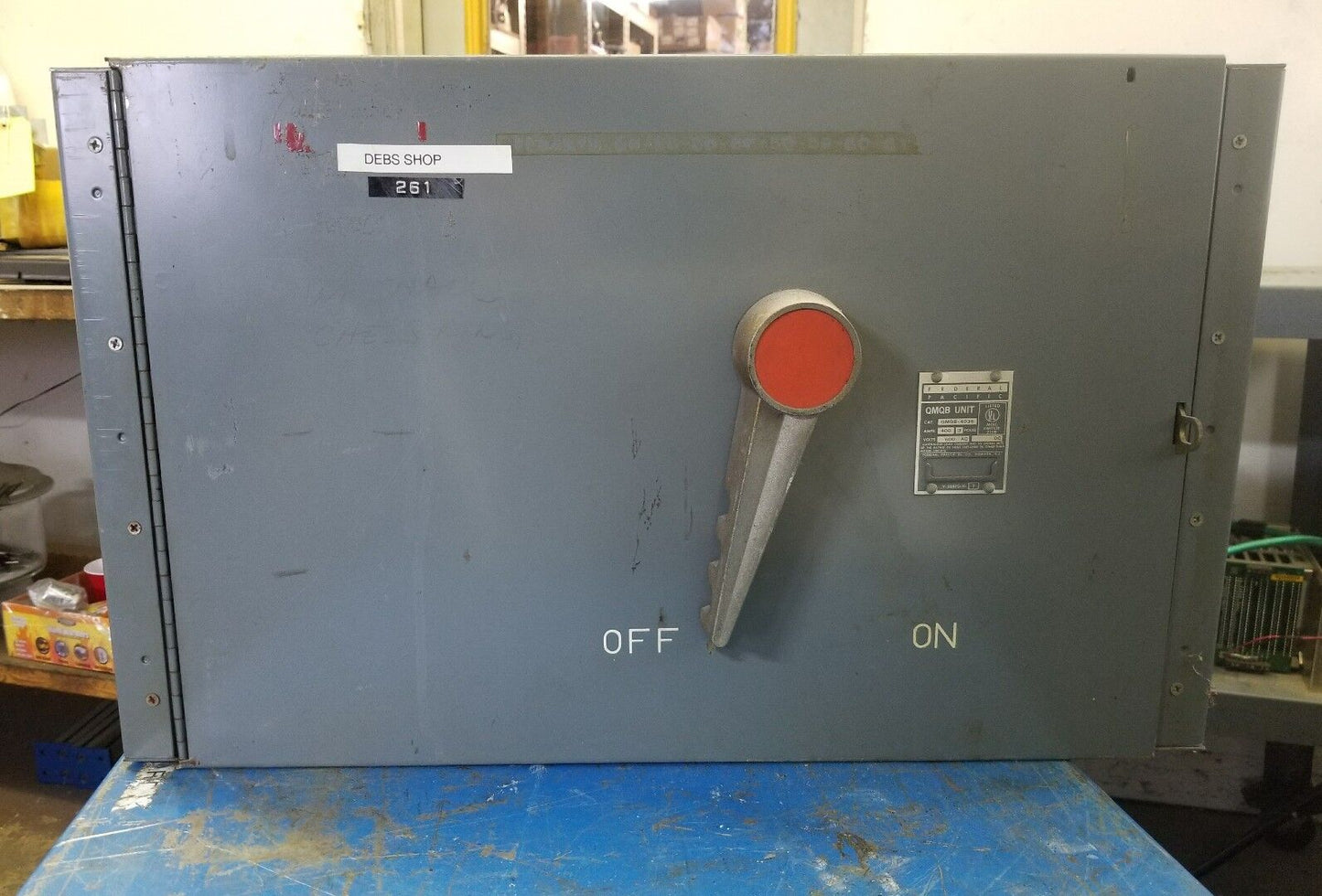 FEDERAL PACIFIC QMQB4036 400A 600VAC 3POLE PANEL SWITCH