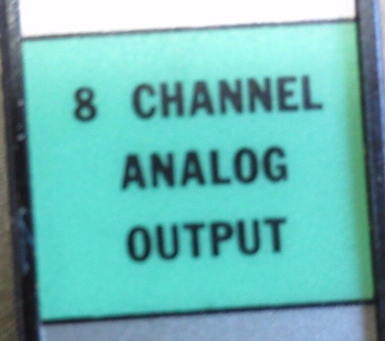 TEXAS INSTRUMENTS / SIEMENS 500-5047-A 8-CHANNEL ANALOG OUTPUT MODULE