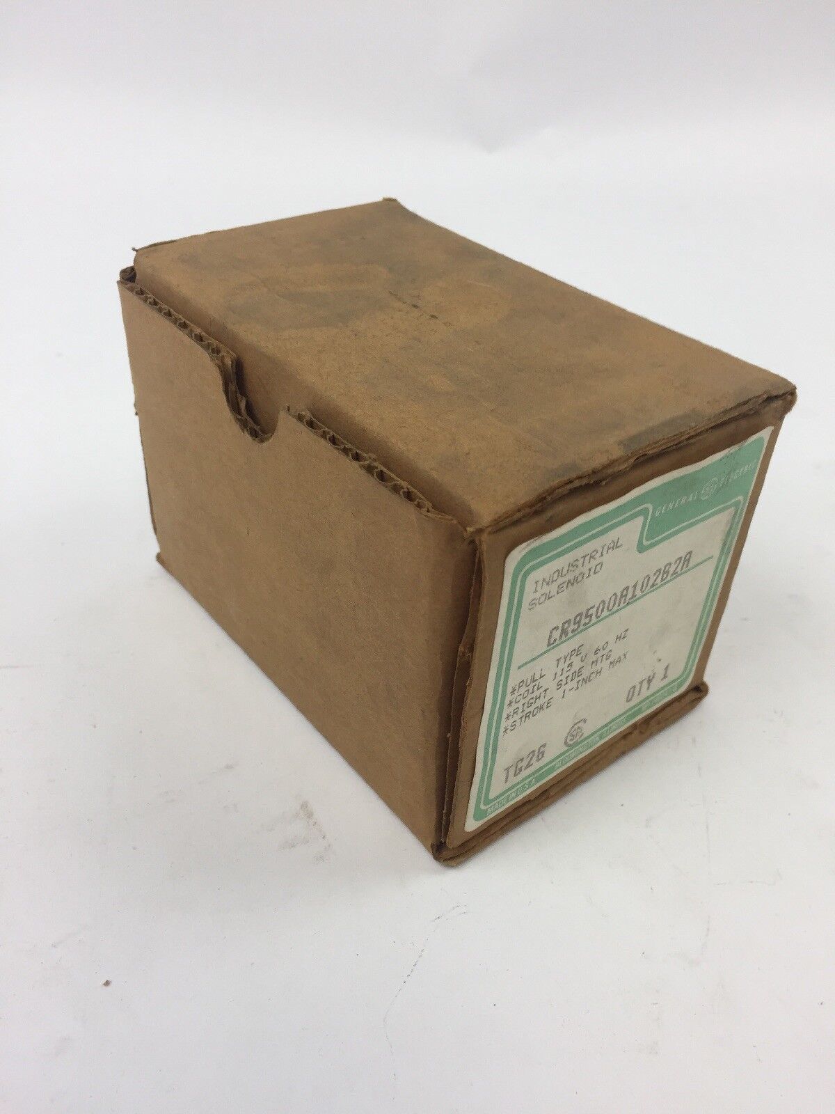 GE CR9500A102B2A SOLENOID PULL TYPE 115V 60HZ RIGHT SIDE MTG STROKE 1 INCH MAX