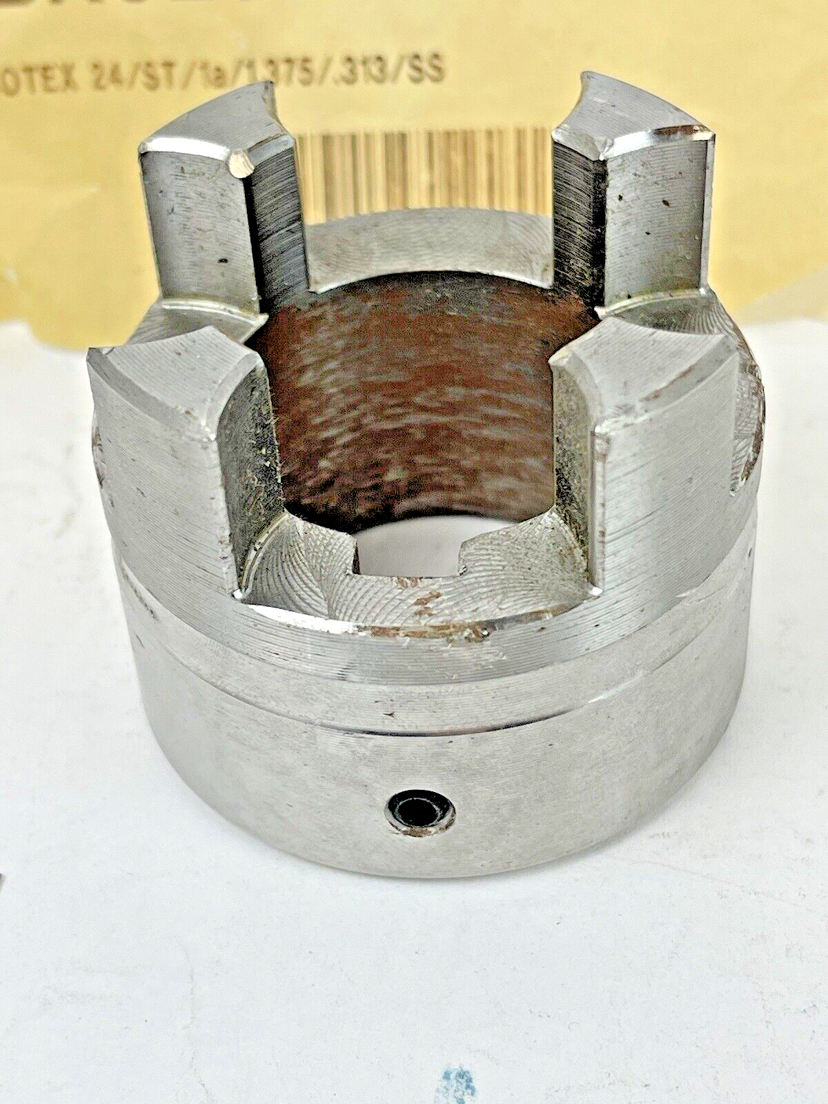 KTR ROTEX - CURVED JAW COUPLING HUB - BA02025173400-24 SER 1-3/8" BORE 5/16" KEY