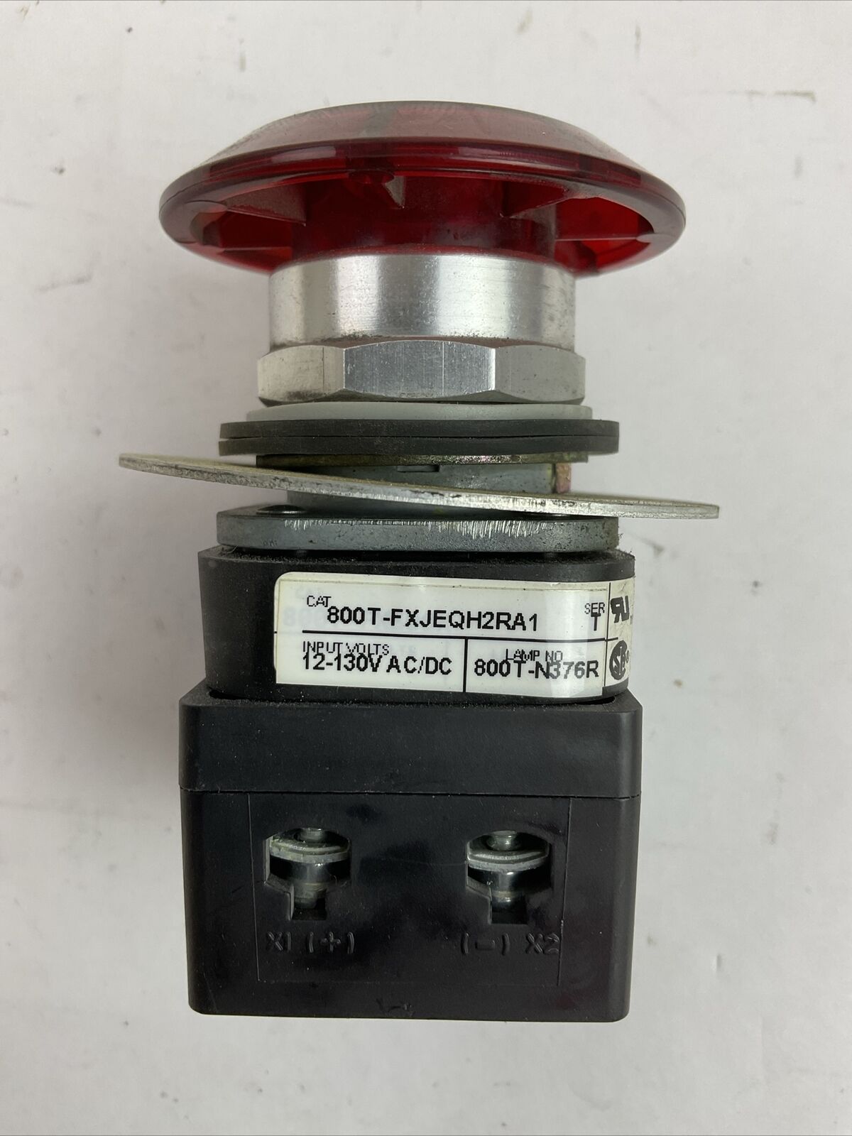 ALLEN BRADLEY 800T-FXJEQH2RA1 SER T E-STOP PUSH BUTTON 800TC-N374 SERA 12-130V