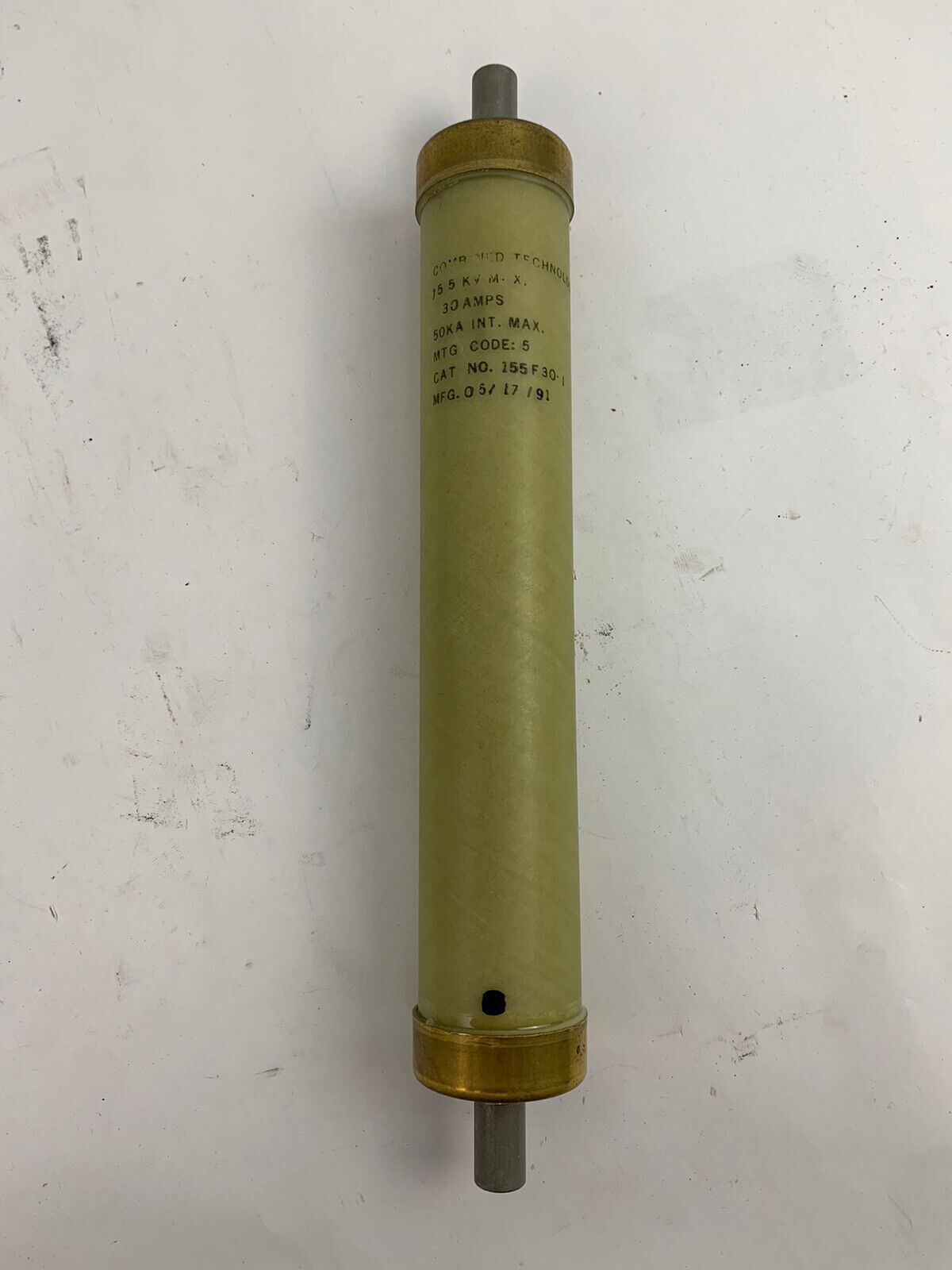 Combined Technologies 155F30-I 30A 15.5kV X-Limiter Fuse