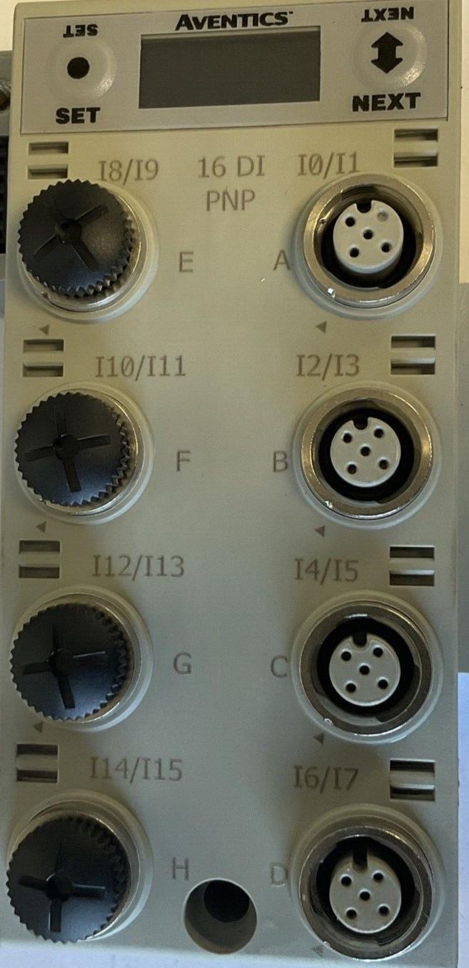 AVENTICS 240-205 DIGITAL I/O MODULE 16 INPUTS PNP G3 24VDC