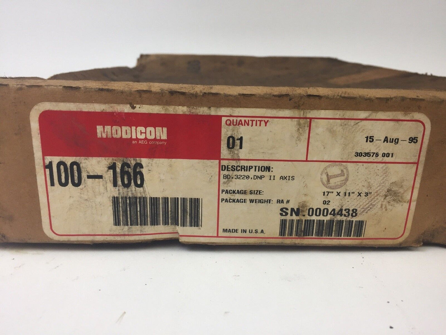 MODICON 100-166 PC BOARD