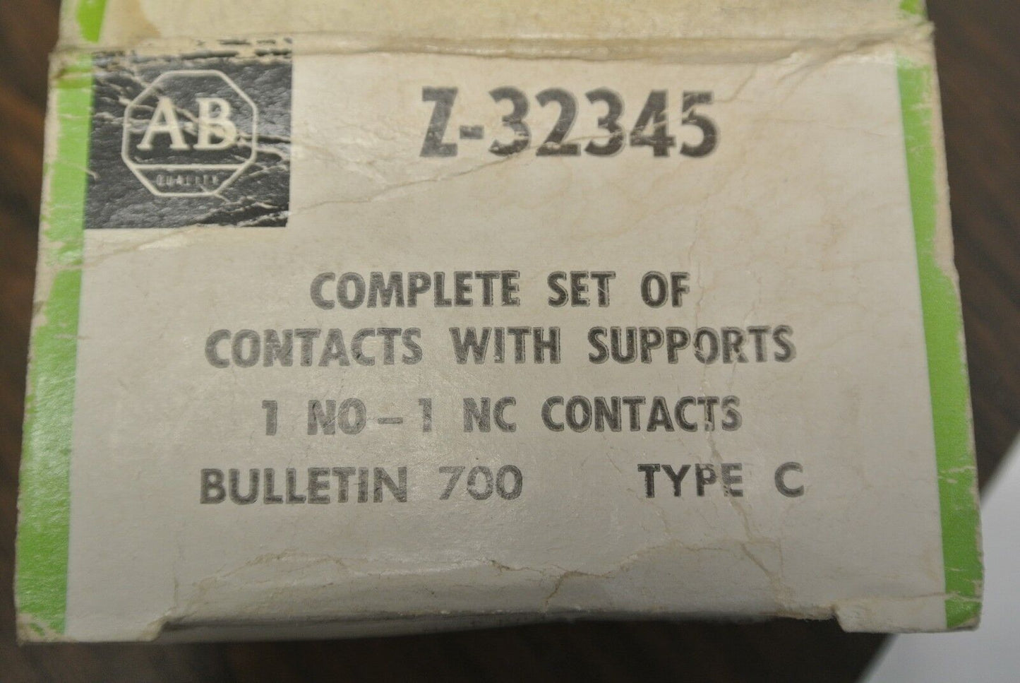 ALLEN-BRADLEY Z-32345 / SET of CONTACTS w/ SUPPORTS / 1NO, 1NC / NEW SURPLUS