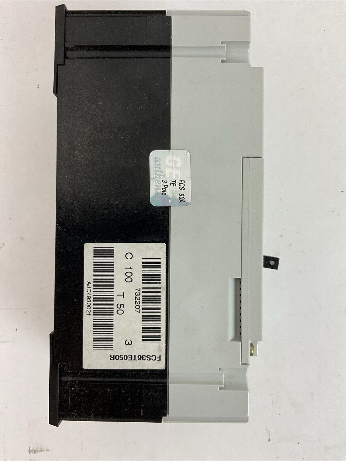 GE FCS36TE050R RECORD PLUS CIRCUIT BREAKER 50AMP 500VDC 600Y/347VAC 480VAC 3POLE